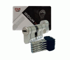 CILINDRO IRIDIUM M IRMP3030N - 30 x 30 - NÍQUEL - LEVA LARGA CON POMO